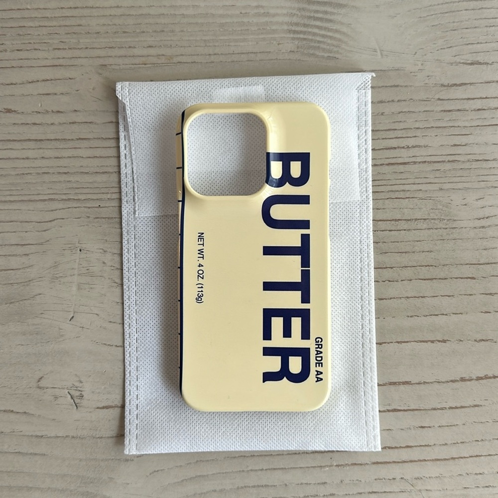 Butter iPhone 14 Pro phone case